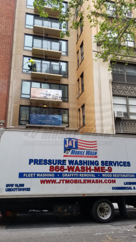 J&T Mobile Wash building cleaning and power washing in NY and the Hudson Valley