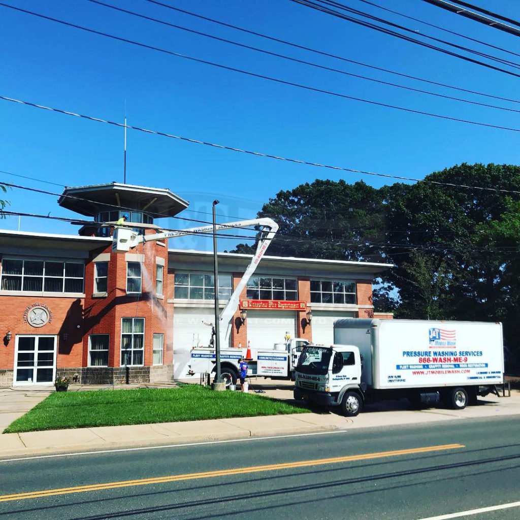 J&T Mobile Wash building cleaning and power washing in NY and the Hudson Valley
